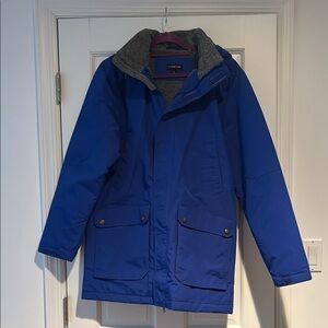 Lands End Men’s Fleece Lined Waterproof Parka